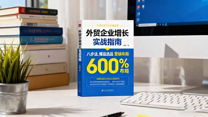 外贸企业增长实战指南,八步法、爆品选品、营销布局,业绩增长300%-裕启创服