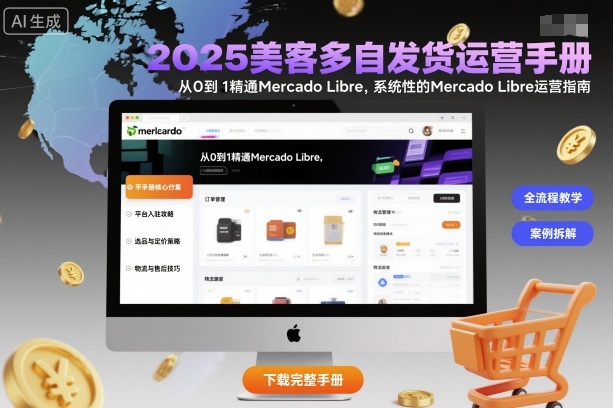 2025美客多自发货运营手册：从0到1精通Mercado Libre，系统性的Mercado Libre运营指南-裕启创服