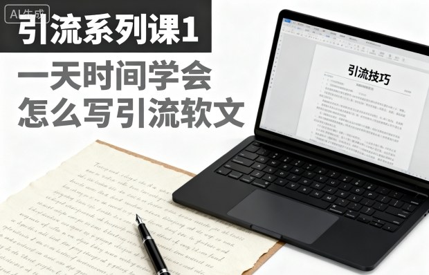 引流系列课1,一天时间学会怎么写引流软文-裕启创服