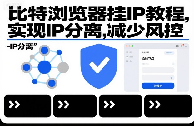 比特浏览器挂IP教程,实现IP分离,减少风控-裕启创服
